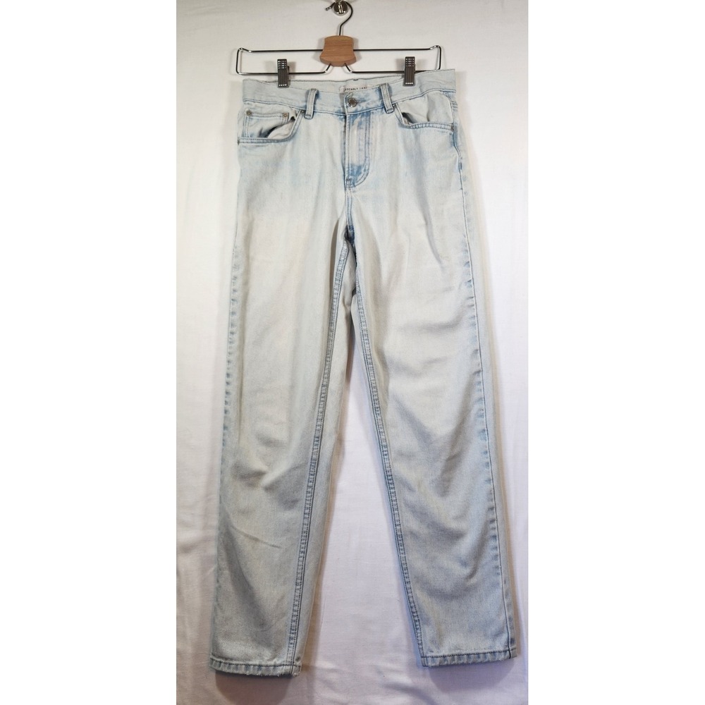 Aus Assembly Label‎ Womens High Waist Tapered Leg Jeans Light Acid Wash Size 8